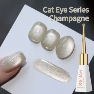 Cat Eye Gel Polish, Magnetic Gel Polish, Cat Eye Magnetic Gel Nail Polish, Velvet Nail Gel, 3D Cat Eye Gel Polish, UV LED Gel Polish, Soak-Off Gel Polish, XEIJAYI LumiCat, 10ml Gel Polish, Shimmer Nail Gel, Professional Gel Nail Polish.