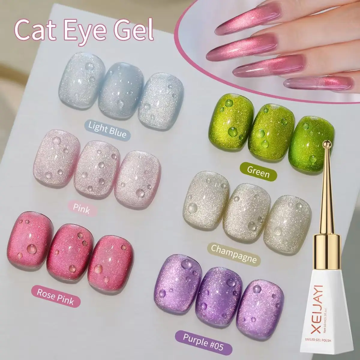 Cat Eye Gel Polish, Magnetic Gel Polish, Cat Eye Magnetic Gel Nail Polish, Velvet Nail Gel, 3D Cat Eye Gel Polish, UV LED Gel Polish, Soak-Off Gel Polish, XEIJAYI LumiCat, 10ml Gel Polish, Shimmer Nail Gel, Professional Gel Nail Polish. Cat Eye Gel Polish, Magnetic Gel Polish, Cat Eye Magnetic Gel Nail Polish, Velvet Nail Gel, 3D Cat Eye Gel Polish, UV LED Gel Polish, Soak-Off Gel Polish, XEIJAYI LumiCat, 10ml Gel Polish, Shimmer Nail Gel, Professional Gel Nail Polish.